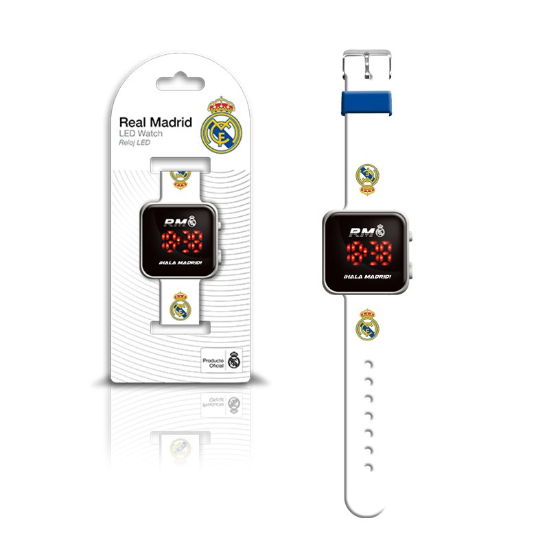 RELOJ LED REAL MADRID