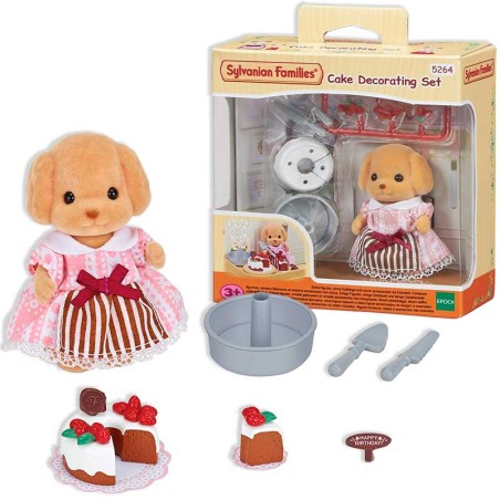 SYLVANIAN SET DECORAR PASTELES