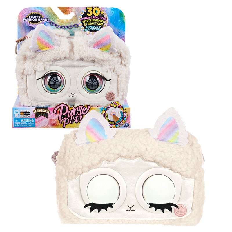 PURSE PETS E PETS FLUFFY LLAMA