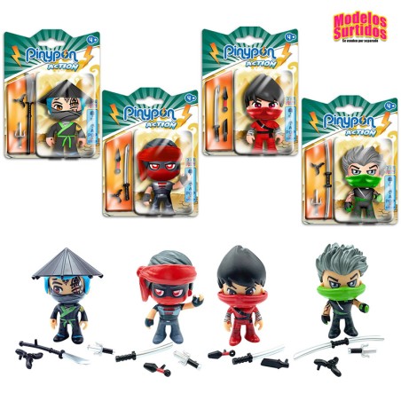 PINYPON ACTION NINJAS FIGURAS
