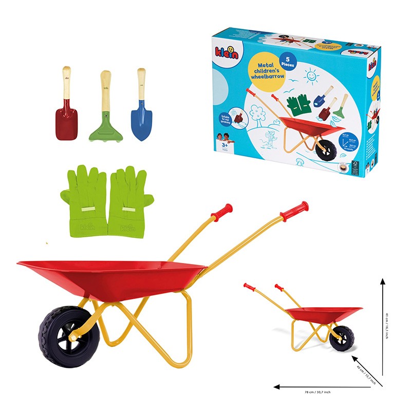 CARRETILLA METAL CON ACCESORIO