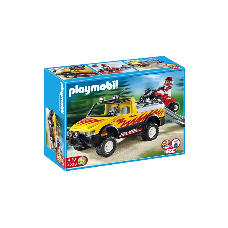 PICK UP CON QUAD DE CARRERAS