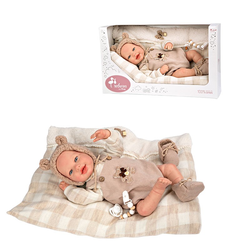 MUÑECA REBORN ARIAS 45 CM RUBE