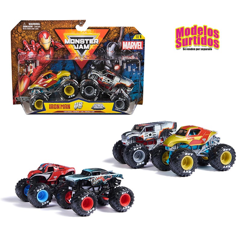 MONSTER JAM SURTIDO PACK 2 MAR