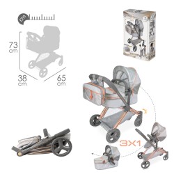 CITYX COCHE DE MUÑECA 3X1 PLEG
