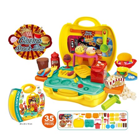 MALETA PLASTILINAS COMIDAS 35