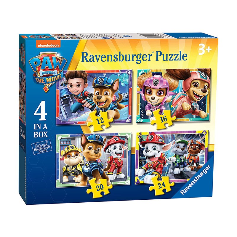 PUZZLE 4 IN A BOX PAW PATROL M