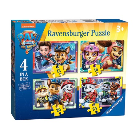 PUZZLE 4 IN A BOX PAW PATROL M