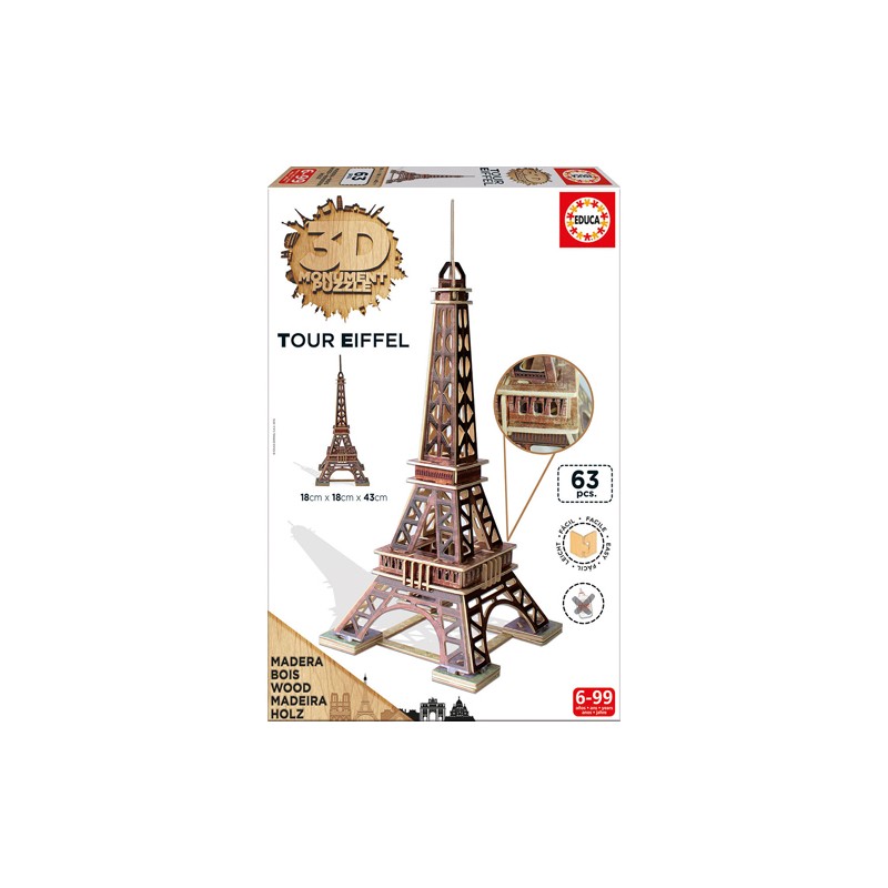 3D MONUMENT PUZZLE TORRE EIFFE