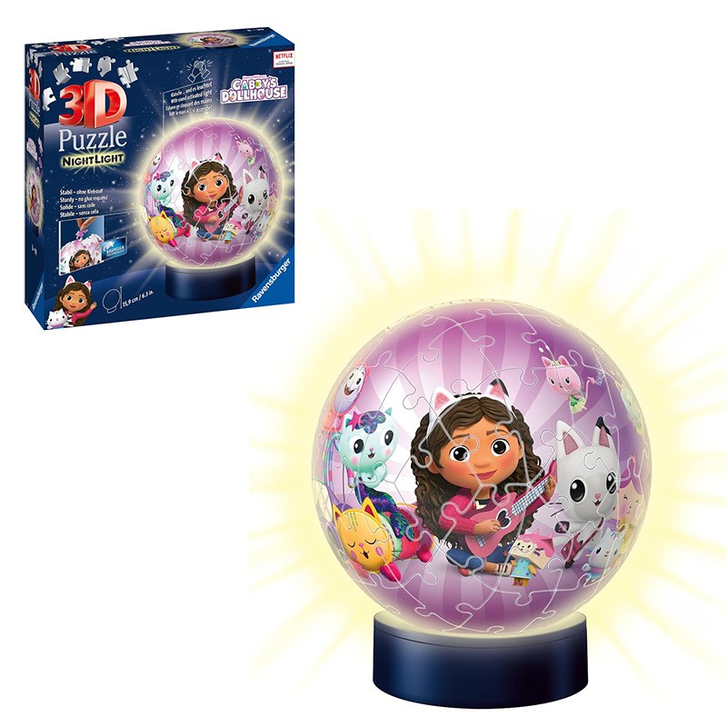 PUZZLE 3D BALL 72P NIGHTLAMP G