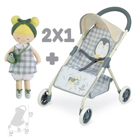 PIPO SILLA DE MUÑECA CON MUÑEC