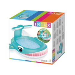 PISCINA BALLENA SPRAY 201X196X