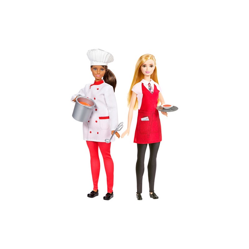 BARBIE CHEF Y CAMARERA