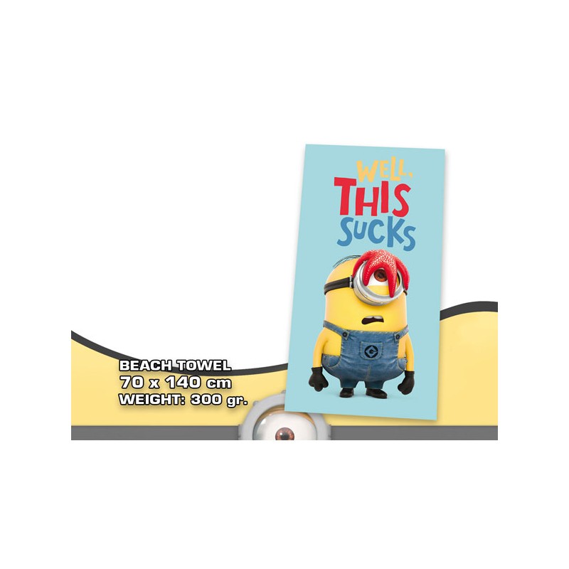 TOALLA PLAYA MINNIONS