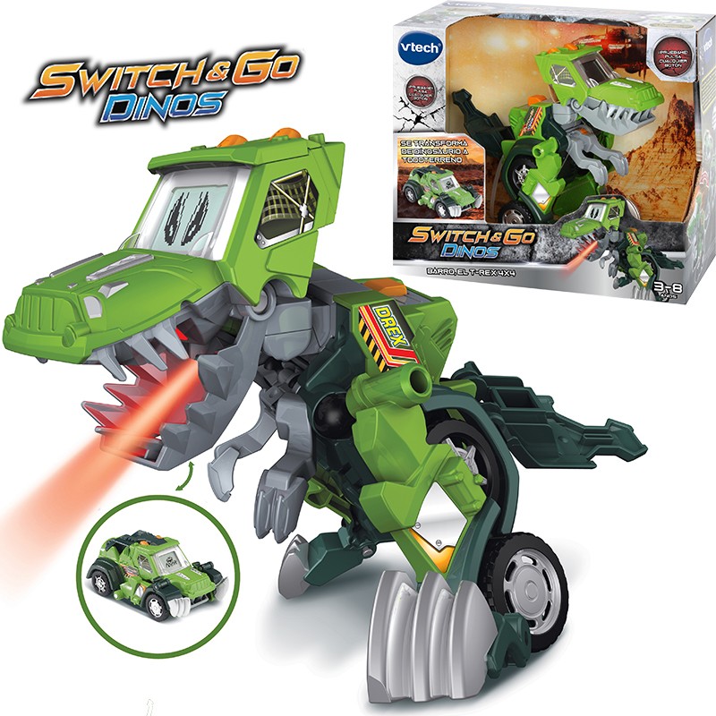SWITCH & GO DINOS BARRO EL T-R