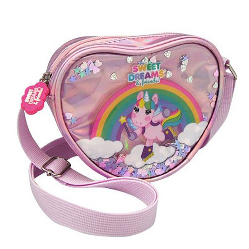 BOLSO PU PLATEADO SWEET DREAMS