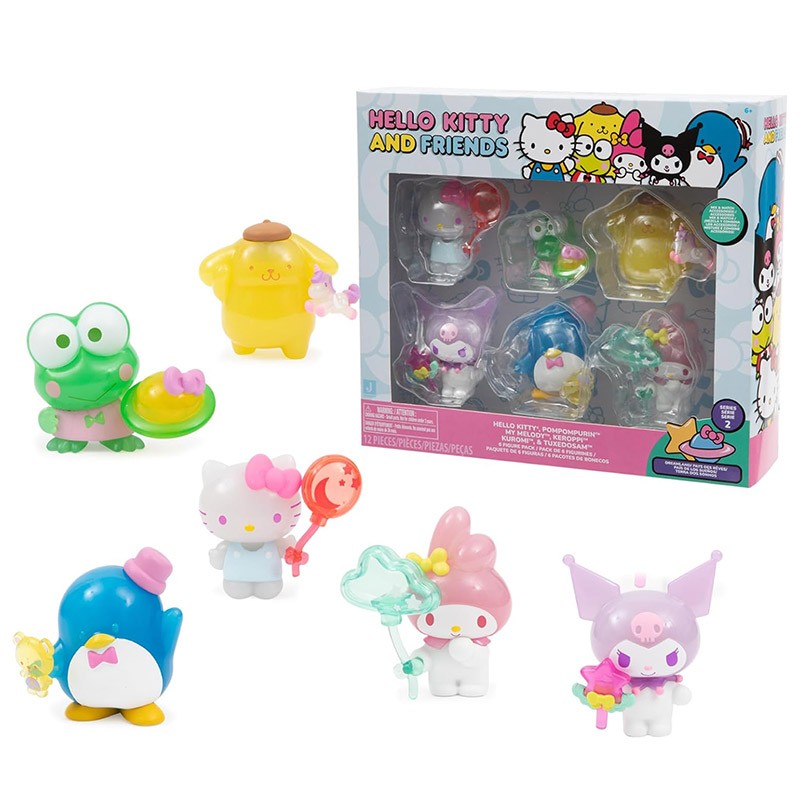 HELLO KITTY PACK 6 FIGURAS 5CM
