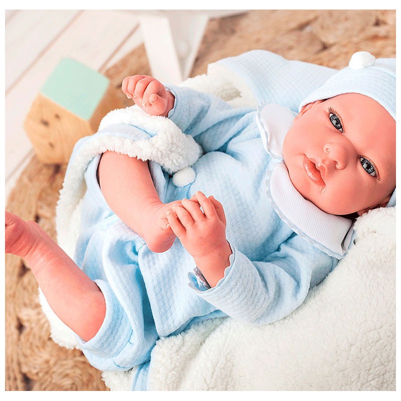 MUÑECA REBORN 40 CM TIAGO MANT