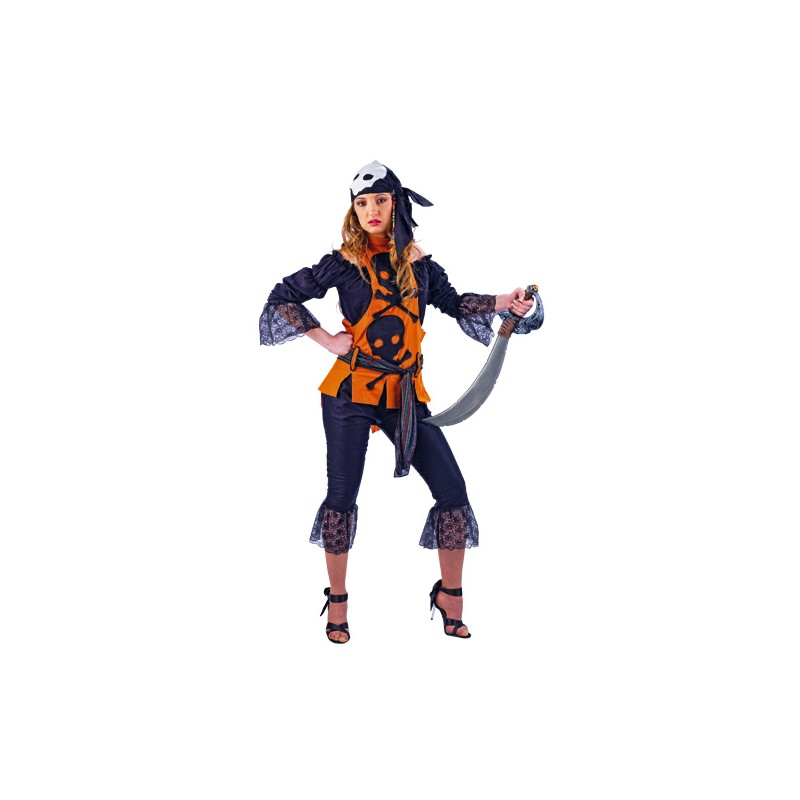 DISFRAZ AD.PIRATA MALVADA T.M