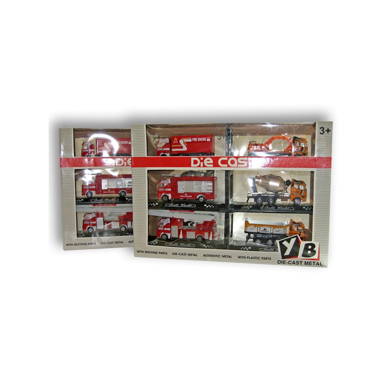CONJUNTO CAMIONES METAL
