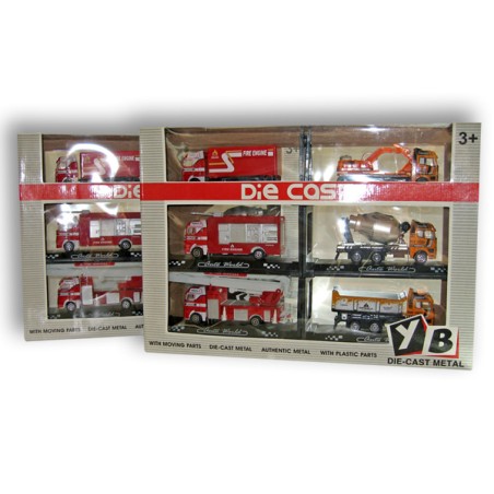 CONJUNTO CAMIONES METAL