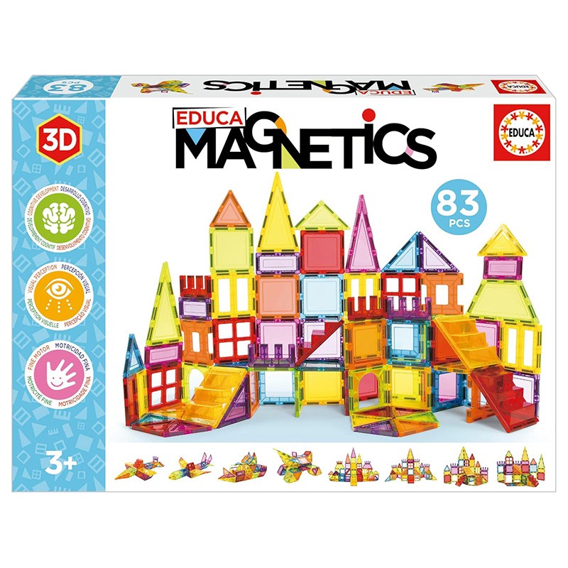 EDUCA MAGNETICS 83PCS