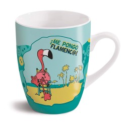 TAZA FLAMENCO ¡ME PONGO FLAMEN