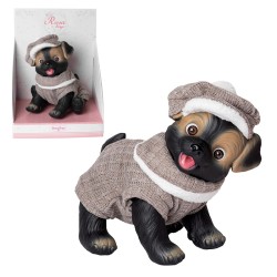 PERRITO NEGRO C/PELELE y GORRI