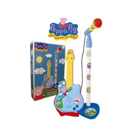 MICROFONO Y GUITARRA PEPPA PIG
