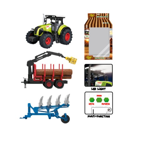 TRACTOR 2 REMOLQUES CON SONIDO