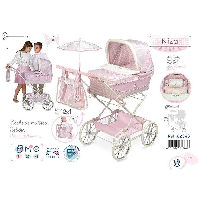 NIZA COCHE REBORN PLEGABLE CON