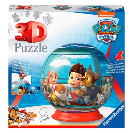 PUZZLE 3D BALL 72P PAW PATROL
