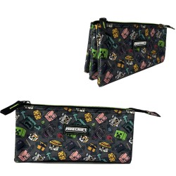 ESTUCHE TRIPLE PIXEL 25 MINECR