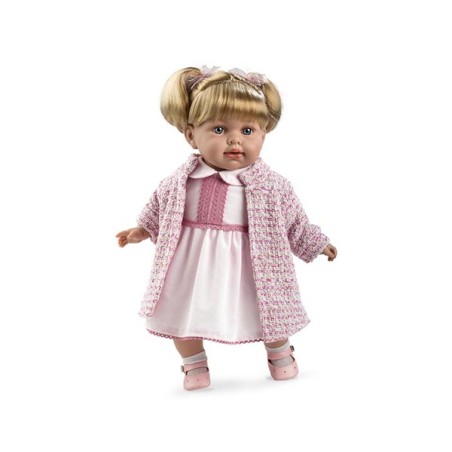 MUÑECA 42 CM ELIAN ROSA MECAN