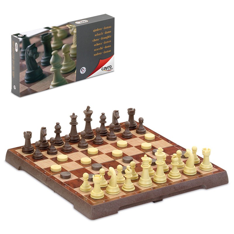 AJEDREZ-DAMAS MAGNETICO GRANDE