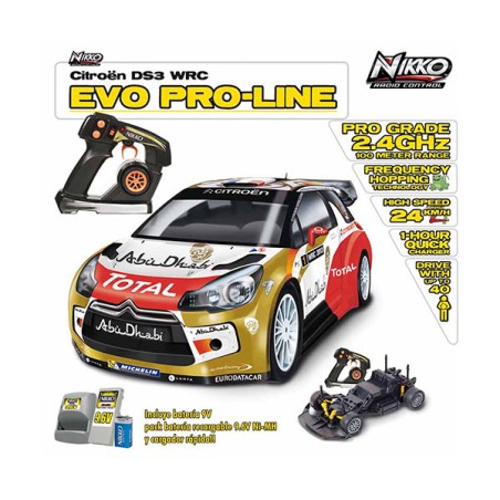 RC ESC 1:14-CITROEN DS3 WRC AB