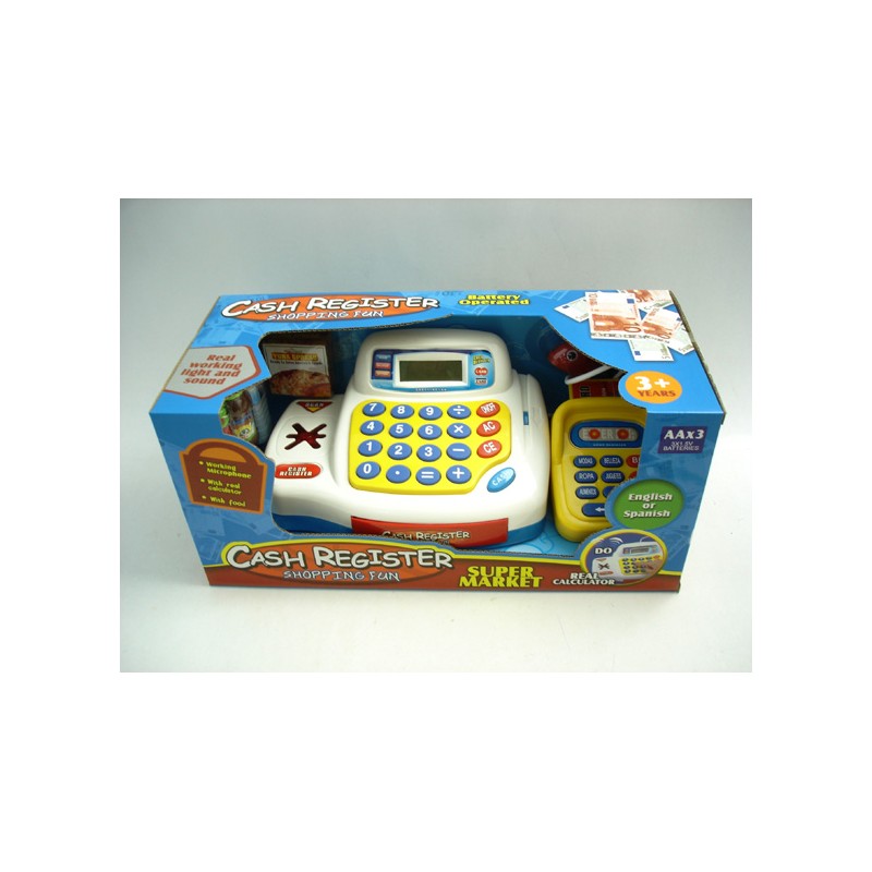 CAJA REGISTRADORA (PILAS INCLU