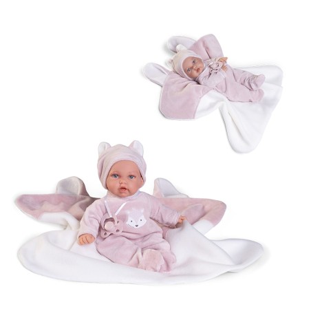 MUÑECA PETIT BLANDITO CON MANT