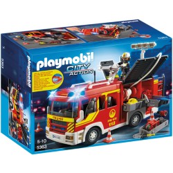 CAMION DE BOMBEROS CON LUCES Y