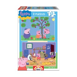 PUZZLE 2x48P PEPPA PIG