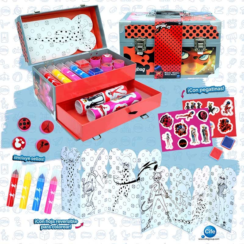 MALETIN METALLIC LADY BUG