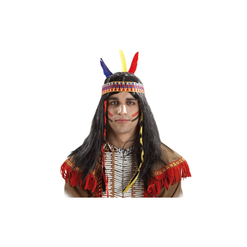PELUCA INDIO TRENZAS