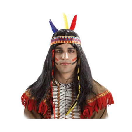 PELUCA INDIO TRENZAS