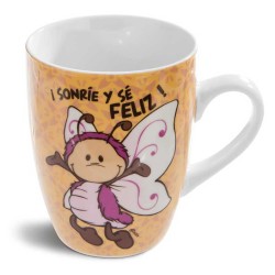 TAZA SONRIE Y SE FELIZ