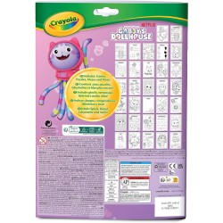 LIBRO ACTIVIDADES Y COLOREAR GABBYS DOLLHOUSE CON 7 ROTULADORES