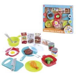 SET DE COMIDA Y UTENSILIOS DE