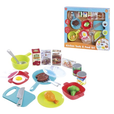 SET DE COMIDA Y UTENSILIOS DE