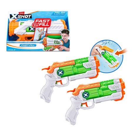 PISTOLA DE AGUA X-SHOT PACK 2