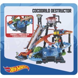 HOTWHEELS  COCODRILO TUNEL DE
