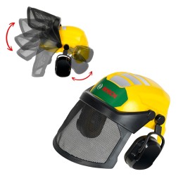 CASCO DE BOMBEROS CON VISERA